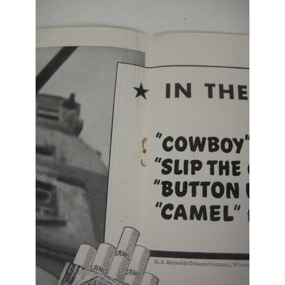 Camel Cigarette AD World War II Tank Corps WWII Vintage Print Ad - Picture 2 of 4